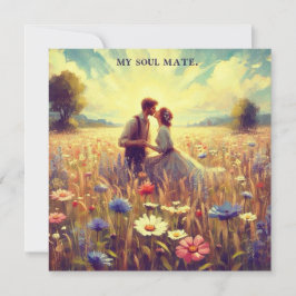 Oude Valentijn ~ MIJN ZIELSVRIEND ~ Koppels ~ Feestdagenkaart