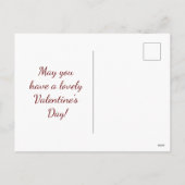 Oude Valentijnsbegroeting Feestdagenkaart (Achterkant)