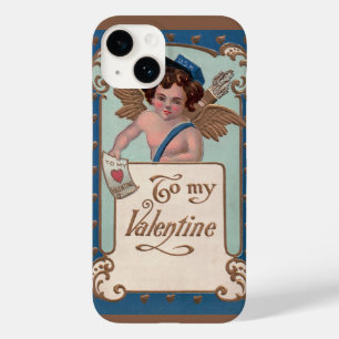Oude Valentijnsdag, cherubijn met liefdesbrieven Case-Mate iPhone Case