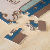 Oude Valentijnsdag, cherubijn met liefdesbrieven Legpuzzel (Zijkant)