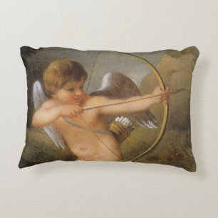 Oude Valentijnsdag, Cupido met Boog en Pijl Decoratief Kussen