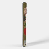 Oude Valentijnsdag, Elegante Dame met Hart Case-Mate iPhone Case (Achterkant / Rechts)