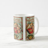 Oude Valentijnsdag engel, Cupido leest boek Koffiemok (Voorkant rechts)