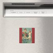 Oude Valentijnsdag, engelen vissen naar harten Magneet (Insitu (Vaatwasser))