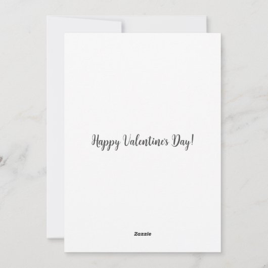 Oude Valentijnsdag Feestdagenkaart (Achterkant)