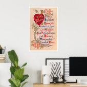 Oude Valentijnsdag Gedicht Poster (Thuiskantoor)