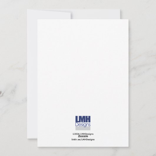 Oude Valentijnsdag Patchwork Feestdagenkaart (Achterkant)