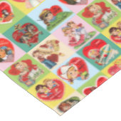 Oude Valentijnsdag Patchwork Tafelkleed (Gekanteld)
