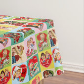 Oude Valentijnsdag Patchwork Tafelkleed (Voorbeeld)