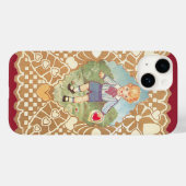 Oude Valentijnsdag, Schattige Jongen in de Weide Case-Mate iPhone Case (Achterkant (horizontaal))