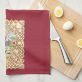 Oude Valentijnsdag, Schattige Jongen in de Weide Theedoek (Quarter Fold)