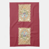 Oude Valentijnsdag, Schattige Jongen in de Weide Theedoek (Verticaal)