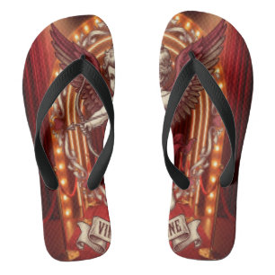 Oude Valentijnsdag Teenslippers