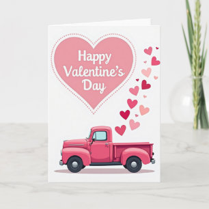 Oude Valentijnsdag Truck Kaart