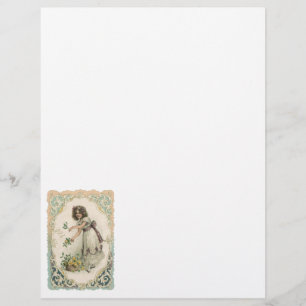 Oude Valentijnsdag, Victoriaans meisje met rozen