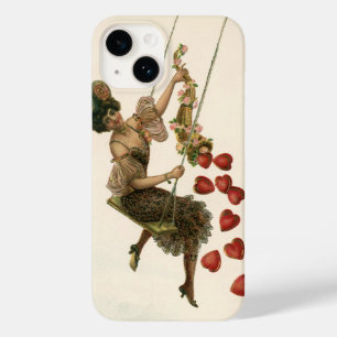Oude Valentijnsdag, Victoriaanse dame op een schom Case-Mate iPhone Case