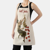 Oude Valentijnsdag, Victoriaanse dame op een schom Schort (Insitu)