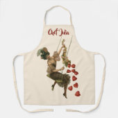 Oude Valentijnsdag, Victoriaanse dame op een schom Schort (Voorkant)