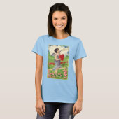 Oude Valentijnsdag, Victoriaanse engel met hart T-shirt (Voorkant volledig)