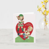Oude Valentijnsdagkaart honkbal Kaart (Gele Bloem)