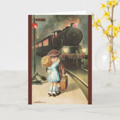 Oude Valentijnskaart Kaart (Gele Bloem)