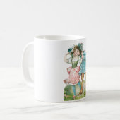 Oude Valentijnskaart Koffiemok (Voorkant links)