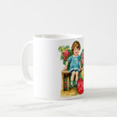 Oude Valentijnskaart Koffiemok (Voorkant links)