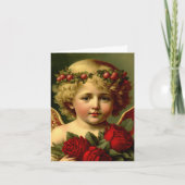 Oude Valentijnskaart met engel Feestdagen Kaart (Voorkant)