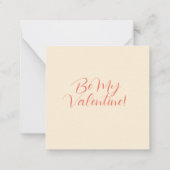 Oude Valentijnskaart Notitiekaartje (Achterkant)