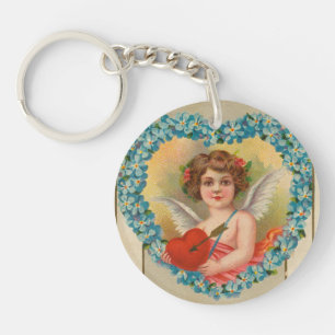 Oude Valentijnskaart, Stecher Litho Company, ca. 1 Sleutelhanger