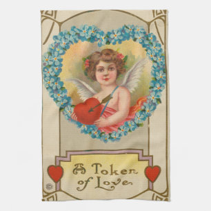 Oude Valentijnskaart, Stecher Litho Company, ca. 1 Theedoek