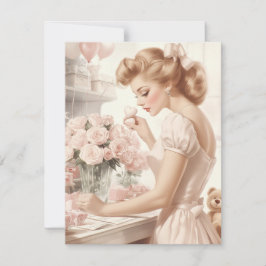 Oude Valentijnskaart - Timeless Love  Feestdagenkaart