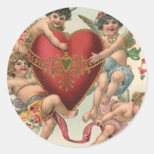 Oude Valentijnskaarten, Victoriaanse engelen cheru