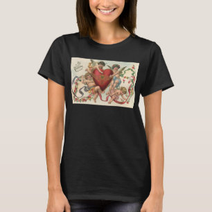 Oude Valentijnskaarten, Victoriaanse engelen cheru T-shirt
