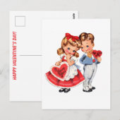 Oude Valentijnskinderenansichtkaart Briefkaart (Voorkant / Achterkant)