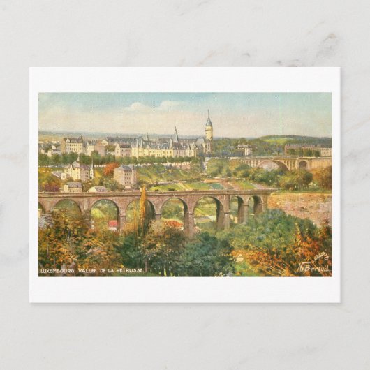 Oude Vallee de la Petrusse, Luxemburg Briefkaart (Voorkant)