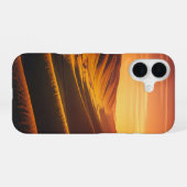 Oude Vallei Zonsondergang Gloed iPhone 16 Hoesje (Achterkant horizontaal)