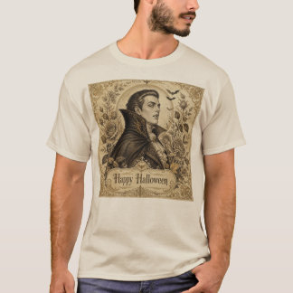 Oude Vampier Halloween T-shirt