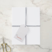 OUDE VASTE CHRISTMAS-CAROLERS VAN SANTA CLAUS CADEAULABEL (Met Touw)