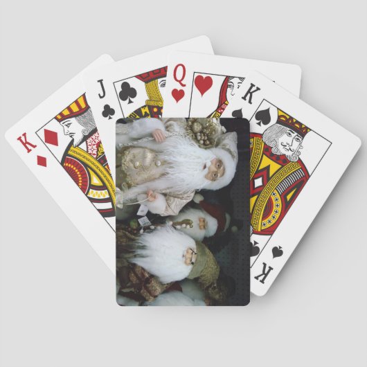 OUDE VASTE SANTA-SPEELKAARTEN POKERKAARTEN (Achterkant)