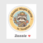 Oude Vaughan Ontario Maple Syrup Jacht Sticker (Vel)