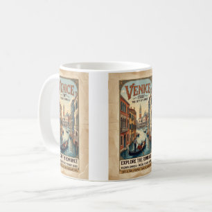 Oude Venetië Italië Reisposter Koffiemok