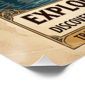 Oude Venetië Italië Reisposter Perfect Poster (Hoek)