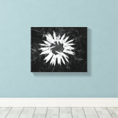 Oude ventilator canvas afdruk (Insitu (Houten vloer))