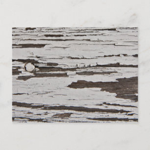 Oude verf op hout briefkaart