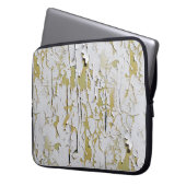 Oude verf op laptop sleeve (Voorkant Links)