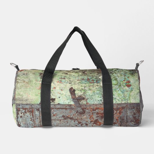 Oude verfde roestdeur plunjezak (Voorkant)