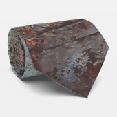 Oude verfde roestdeur stropdas (Opgerold)