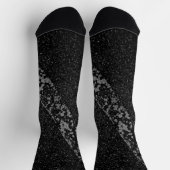 Oude verflijn grijze asfaltweg sokken (Top)