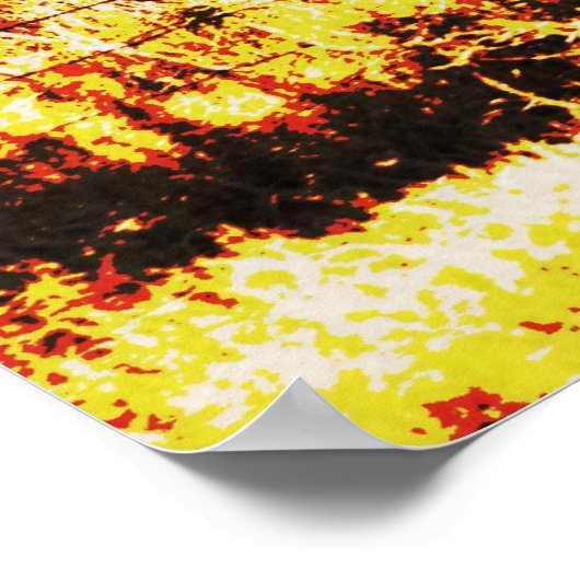 Oude vergeten Poster van de Kunst van het Land van (Hoek)